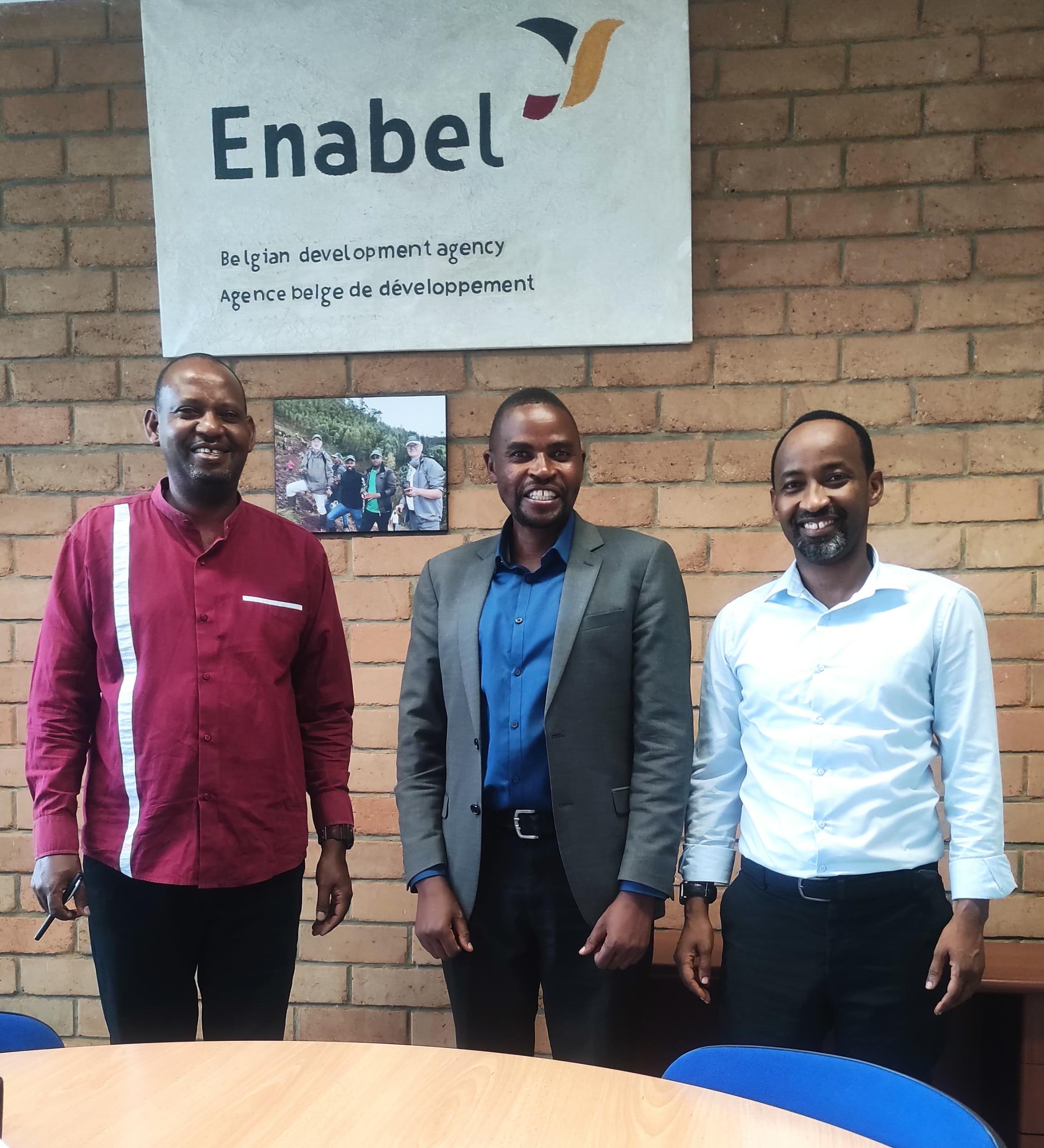 partnership meeting at Enabel office